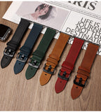 Vintage Genuine Leather Watch Strap for Apple Watch & Huawei